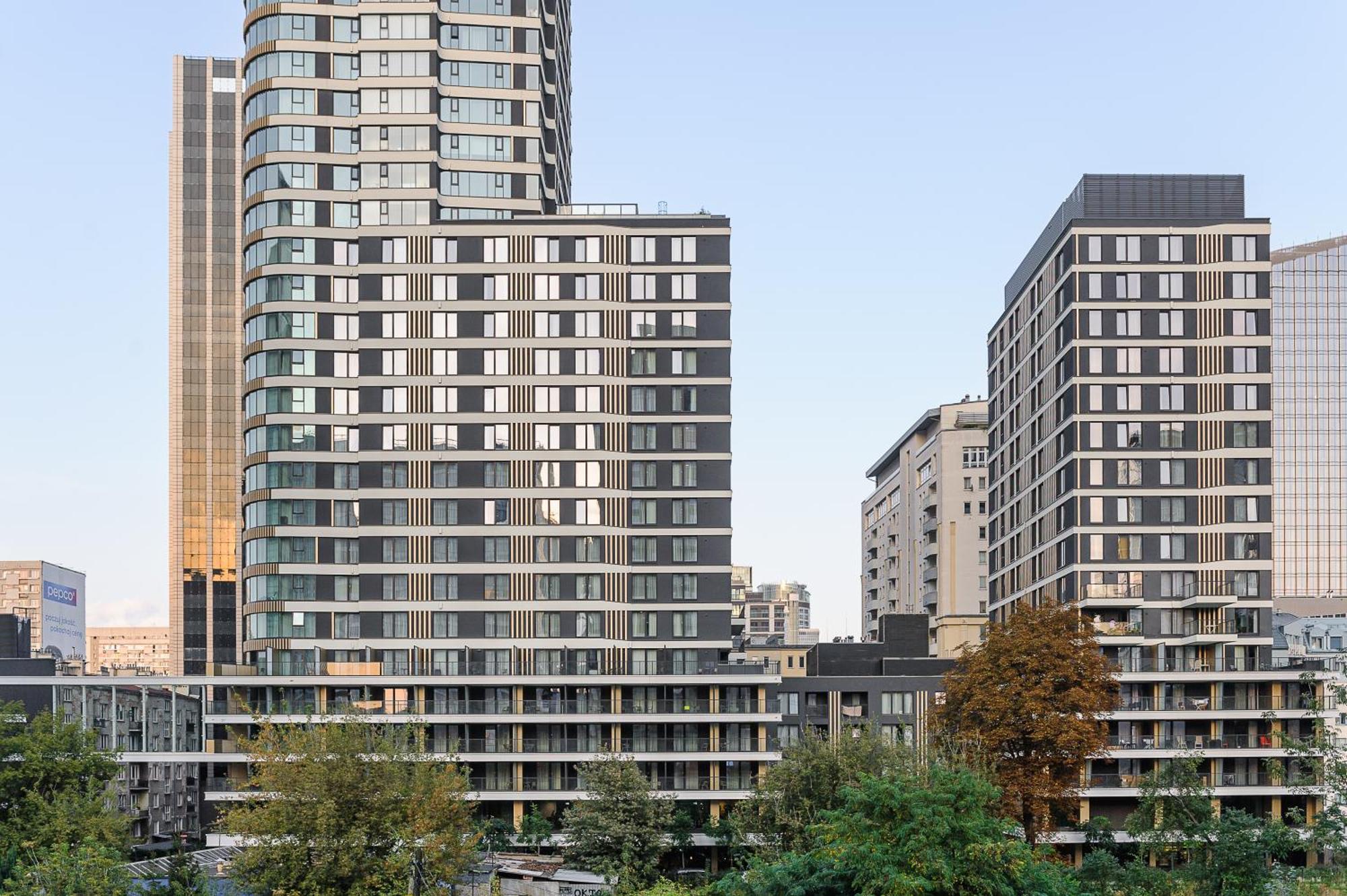 Luxury Apartments In Platinum Tower Varşovia Exterior foto